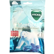VICKS Bonbons Menthol sans Sucre 72g