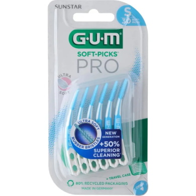 GUM Soft-Picks Brossettes Pro Taille S Boite de 30