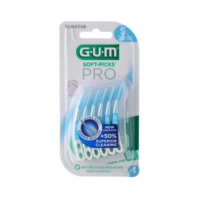 GUM Soft-Picks Brossettes Pro Taille S Boite de 30