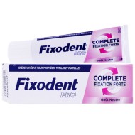 Fixodent Pro Plus - Barrière Anti-Particules et fixation forte goût neutre Tube de 40g