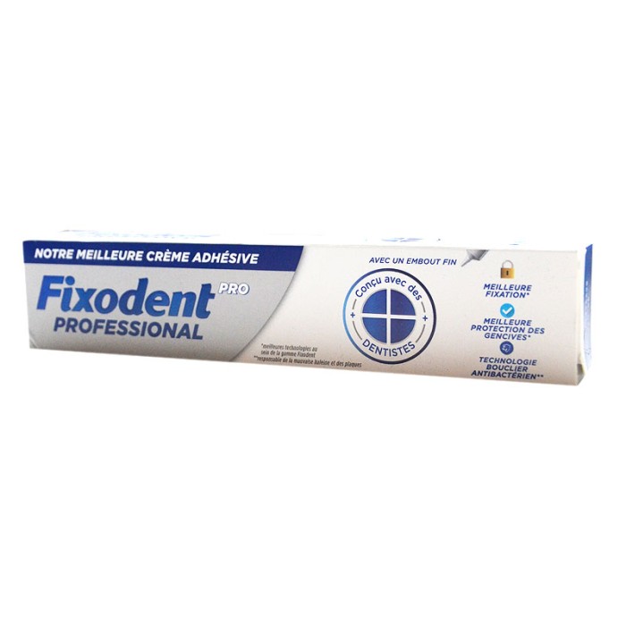 FIXODENT PRO PROFESSIONAL CREME ADHESIVE Tube de 57 Grammes