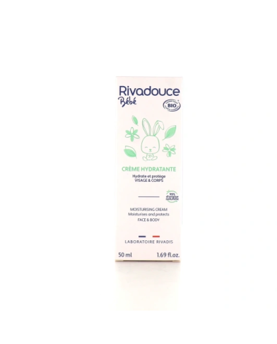 Rivadouce Bébé Bio Crème Hydratante Tube de 50 ml