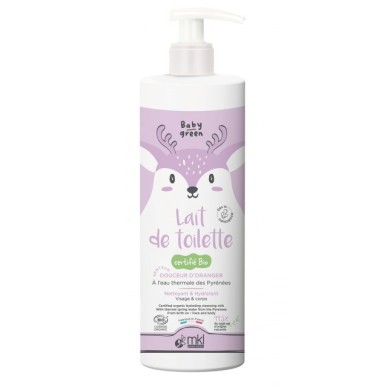 MKL Baby Green Lait de toilette Bio Flacon pompe de 400 ml