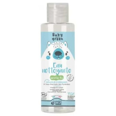 MKL Baby Green Eau Nettoyante Bio Flacon de 100Ml