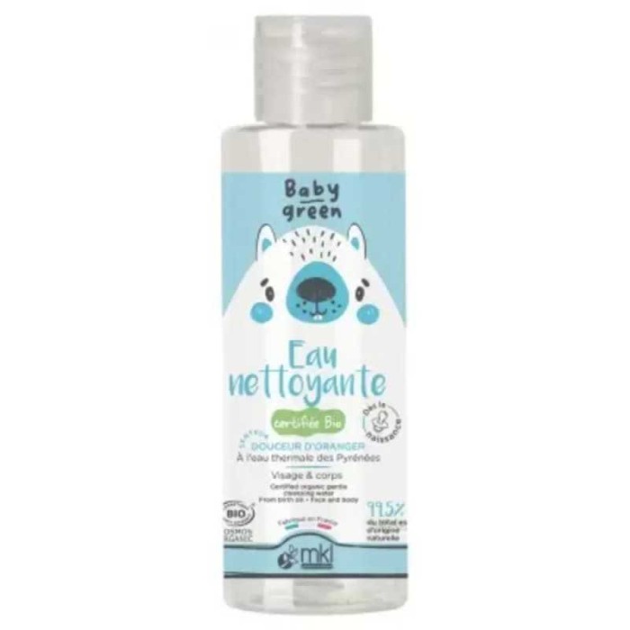 MKL Baby Green Eau Nettoyante Bio Flacon de 100Ml