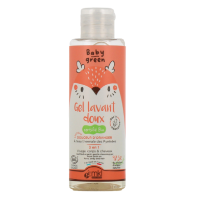 MKL Baby Green Gel Lavant Doux Bio Flacon de 100ml