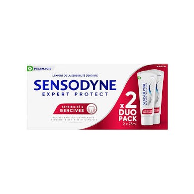 SENSODYNE Expert protect Sensibilité et Gencives 2 Tubes de 75ml