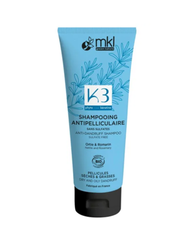 MKL Green Nature K3 Shampooing Antipelliculaire Tube de  250 ml