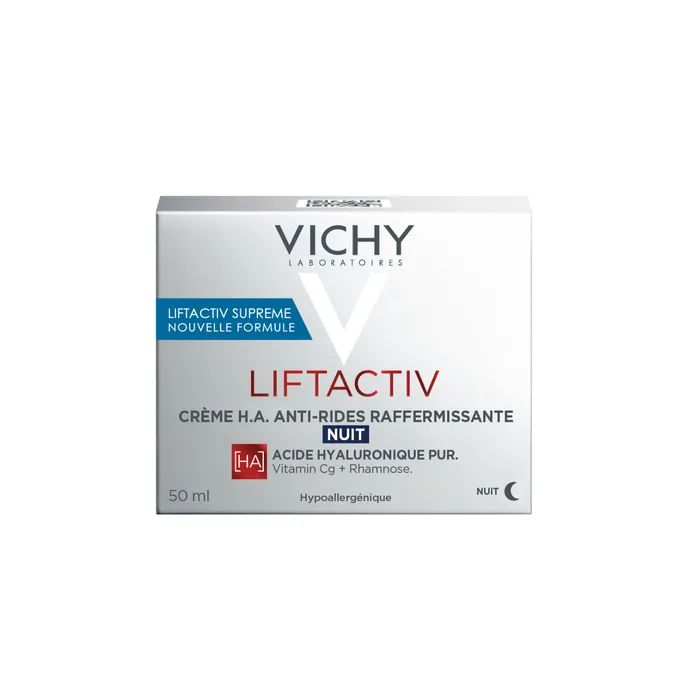 VICHY LIFTACTIV Crème H.A anti-ride Raffermissante nuit Pot de 50ml