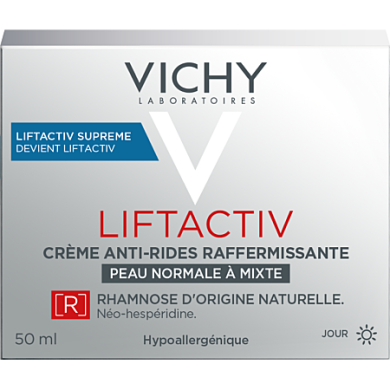 VICHY LIFTACTIVE Crème H.A anti-rides raffermissante peau normale à mixte Pot de 50 ml