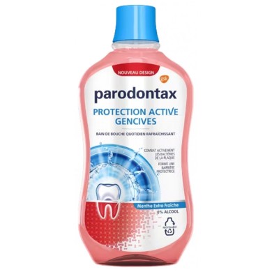 PARODONTAX BAIN DE BOUCHE MENTHE FRAICHE Flacon pompe de 500ML