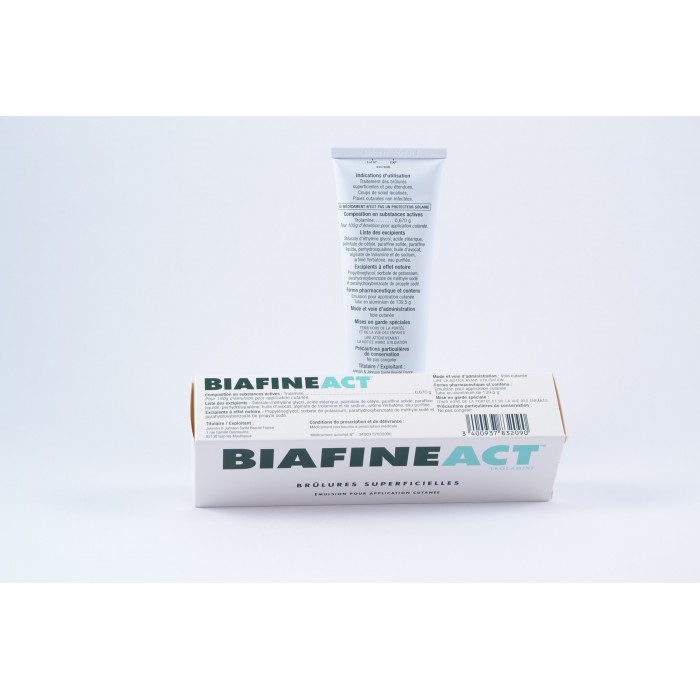 BIAFINEACT BRÛLURES SUPERFICIELLES TUBE 139,5G  BIAFINEACT BRÛLURES SUPERFICIELLES TUBE 139,5G