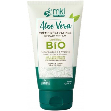 MKL ALOE VERA Crème réparatrice 3 EN 1 Tube de 150 ml