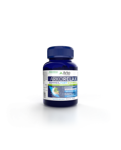 Arkorelax Sommeil Fort Gummies Boite de 30