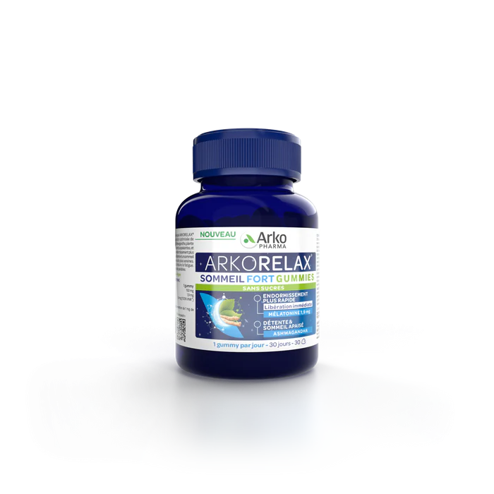 Arkorelax Sommeil Fort Gummies Boite de 30