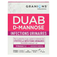 DUAB D-Mannose infections urinaires Boite de 7 sachets