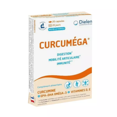 DIELEN CURCUMEGA Boite de 20 capsules