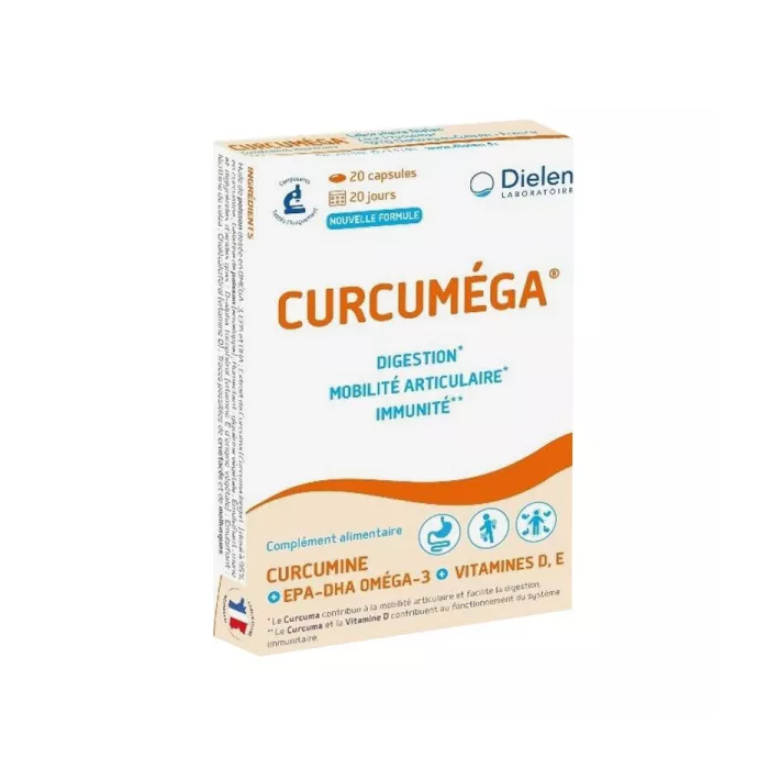 DIELEN CURCUMEGA Boite de 20 capsules