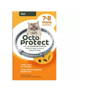 OctoProtect collier anti puce pour chats Boite de 1