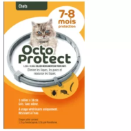 OctoProtect collier anti puce pour chien de - 8 kilos Boite de 1