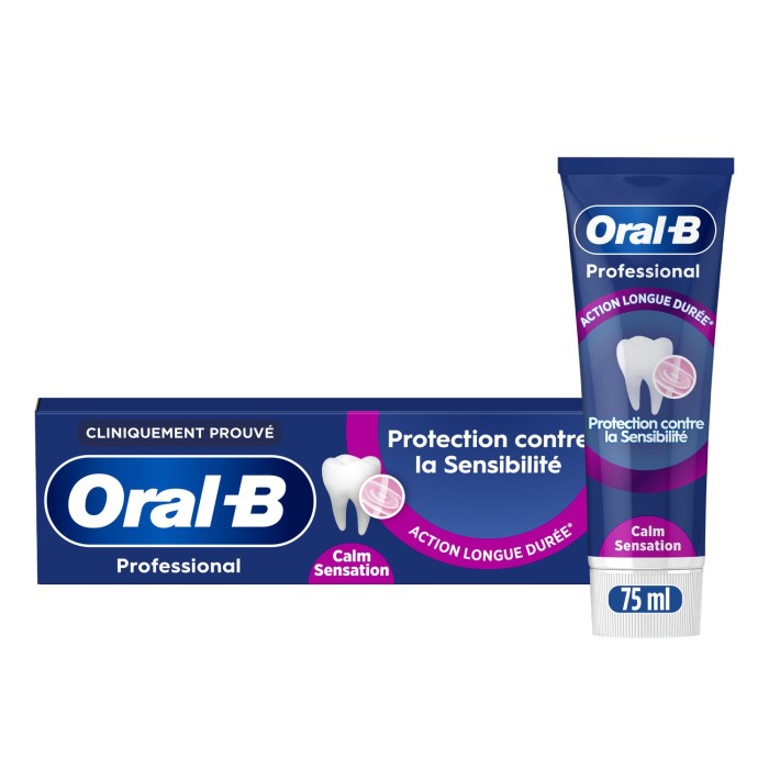 ORAL B Professional Dentifrice Protection contre la sensibilité Tube de 75 ml