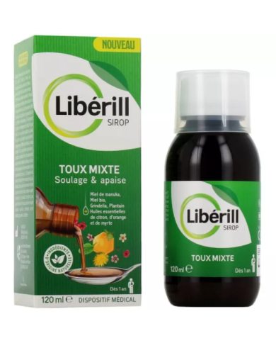LIBERILL Sirop pour toux mixte Flacon de120 ml