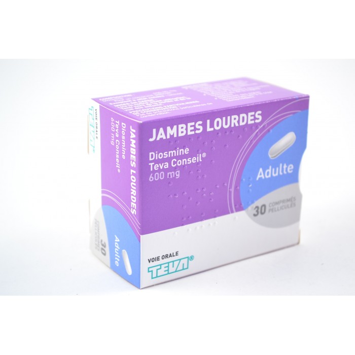 DIOSMINE 600 mg EG LABO  Jambes lourdes Boite de 30 comprimés