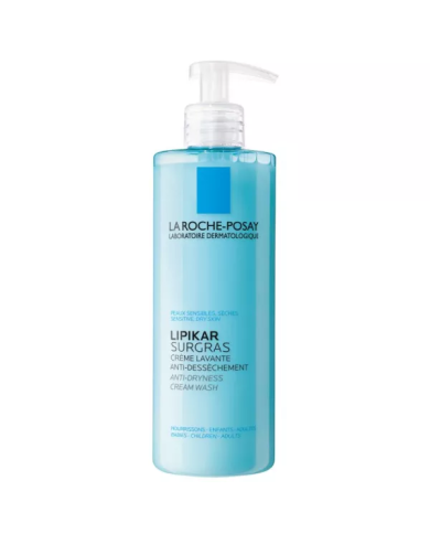 LA ROCHE POSAY LIPIKAR Surgras Crème lavante Peaux Sèches Peaux Très Sèches Flacon pompe de 750 ml