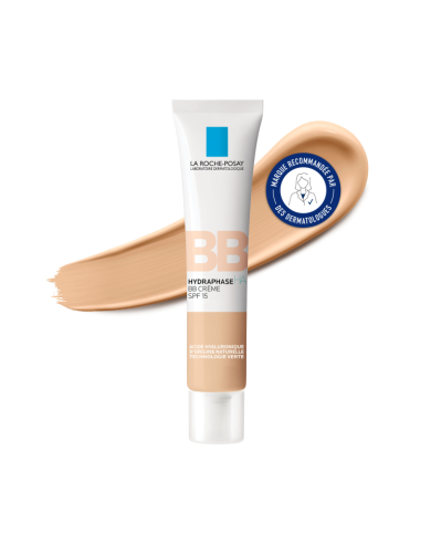 LA ROCHE POSAY Hydraphase HA BB Crème SPF15 - Teinte : claire Tube 40 ml