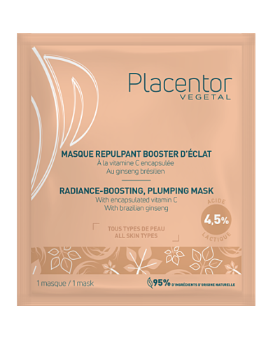 Placentor Masque Repulpant Booster d'éclat Sachet de 1 masque