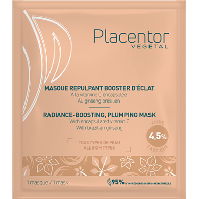 Placentor Masque Repulpant Booster d'éclat Sachet de 1 masque