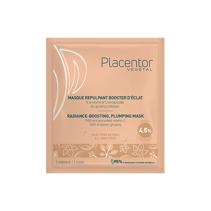 Placentor Masque Repulpant Booster d'éclat Sachet de 1 masque