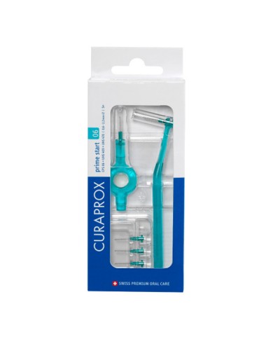 Curaprox CPS 06 Prime start 5 brossettes interdentaires + manche