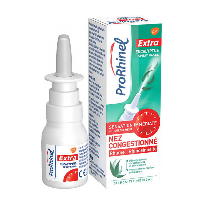 PRORHINEL EXTRA EUCALYPTUS Solution nasale décongestionnante Spray de 20ml