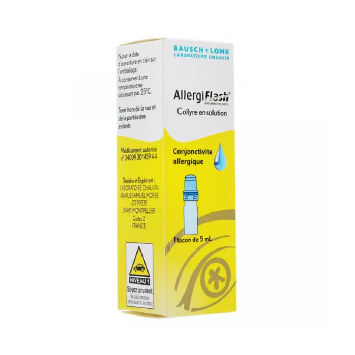 ALLERGIFLASH Collyre anti-allergique Flacon de 5 ml