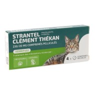CLEMENT THEKAN Vermifuges Strantel XL Chiens Boite de 2 comprimés