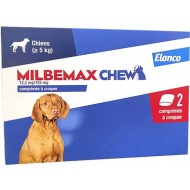 Milbemax Chew Vermifuge Chien +5 kg Boite de 2 comprimés
