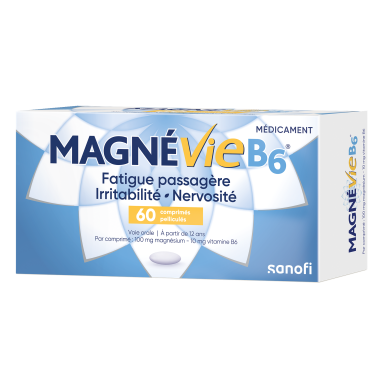 MAGNE VIE B6 Irritabilité, fatigue, nervosité Boite de 60 comprimés