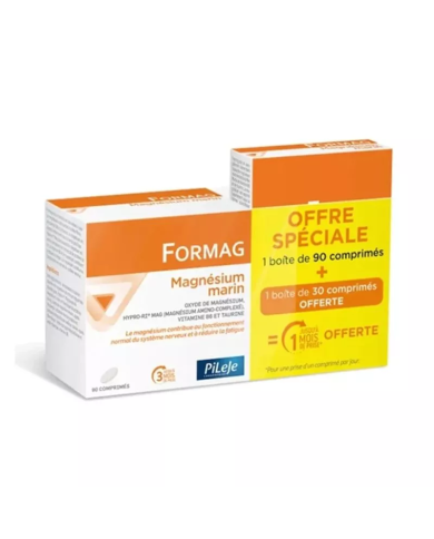 PILEJE FORMAG Complément nutritionnelle OFFRE Boite de 90 comprimés + 30 OFFERT