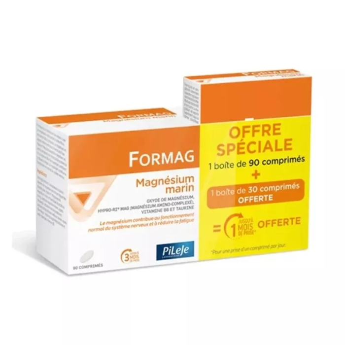 PILEJE FORMAG Complément nutritionnelle OFFRE Boite de 90 comprimés + 30 OFFERT