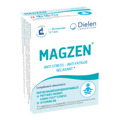 Dielen MAGZEN Anti stress - Anti fatigue - relaxant Boite de 60 comprimés