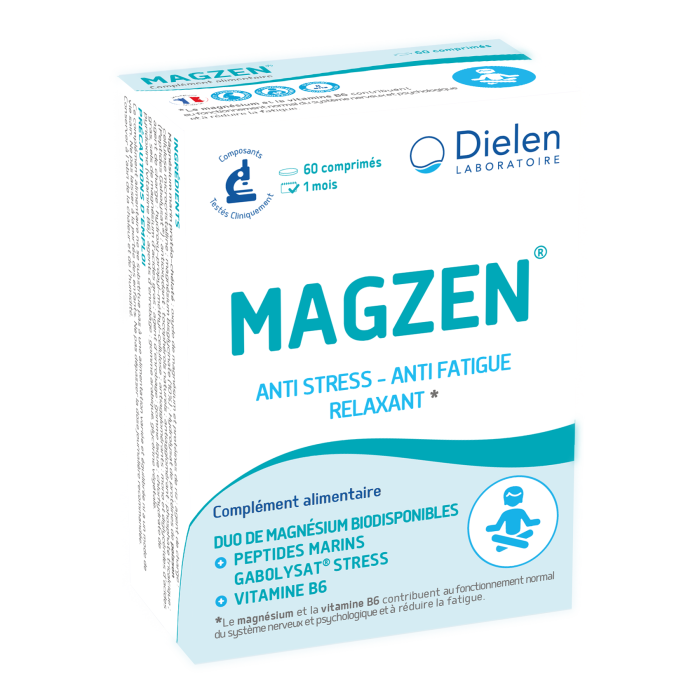 Dielen MAGZEN Anti stress - Anti fatigue - relaxant Boite de 60 comprimés