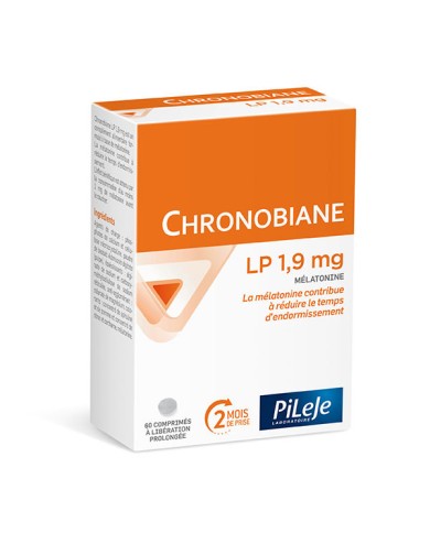 PILEJE CHRONOBIANE LP 1.9 mg de melatonine Boite de 60 comprimés