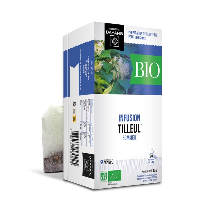 DAYANG Infusion Tilleul BIO Boite de 20 infusettes