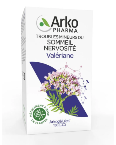 ARKOGELULES Valériane "sommeil et nervosité " Flacon de 150 Gélules