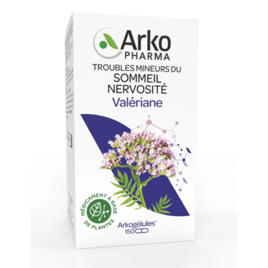 ARKOGELULES Valériane "sommeil et nervosité " Flacon de 150 Gélules