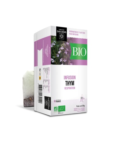 DAYANG Infusion Thym BIO Boite de 20 infusettes
