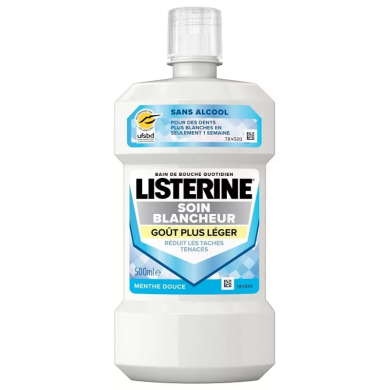LISTERINE Soin blancheur Flacon de 500 ml