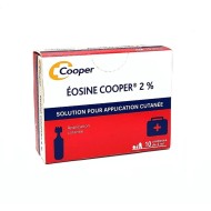 COOPER Eosine aqueuse Unidoses Boite de 10 unidoses de 2 ml