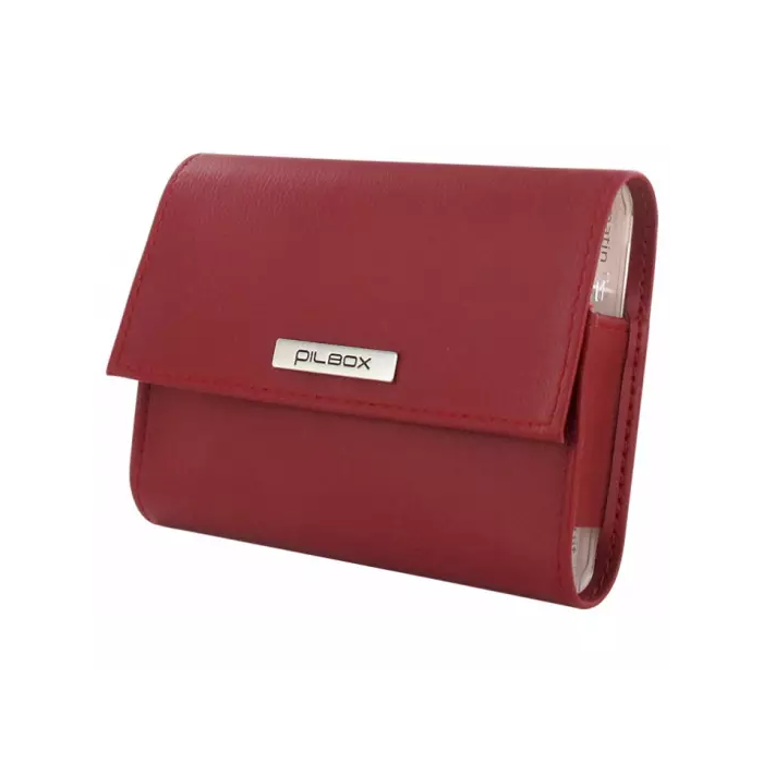 Cooper Pilbox Liberty Pilulier hebdomadaire - Rouge